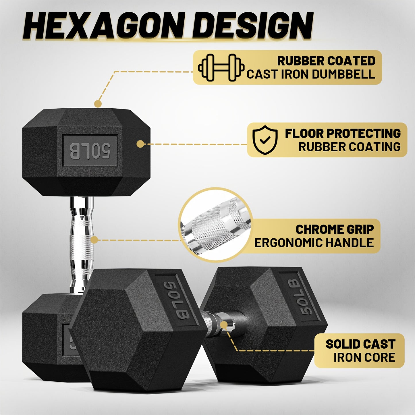 200 LB dumbbell set on reinforced A-frame rack — rubber hex 10 to 30 lb pairs intermediate home gym SmartVoro