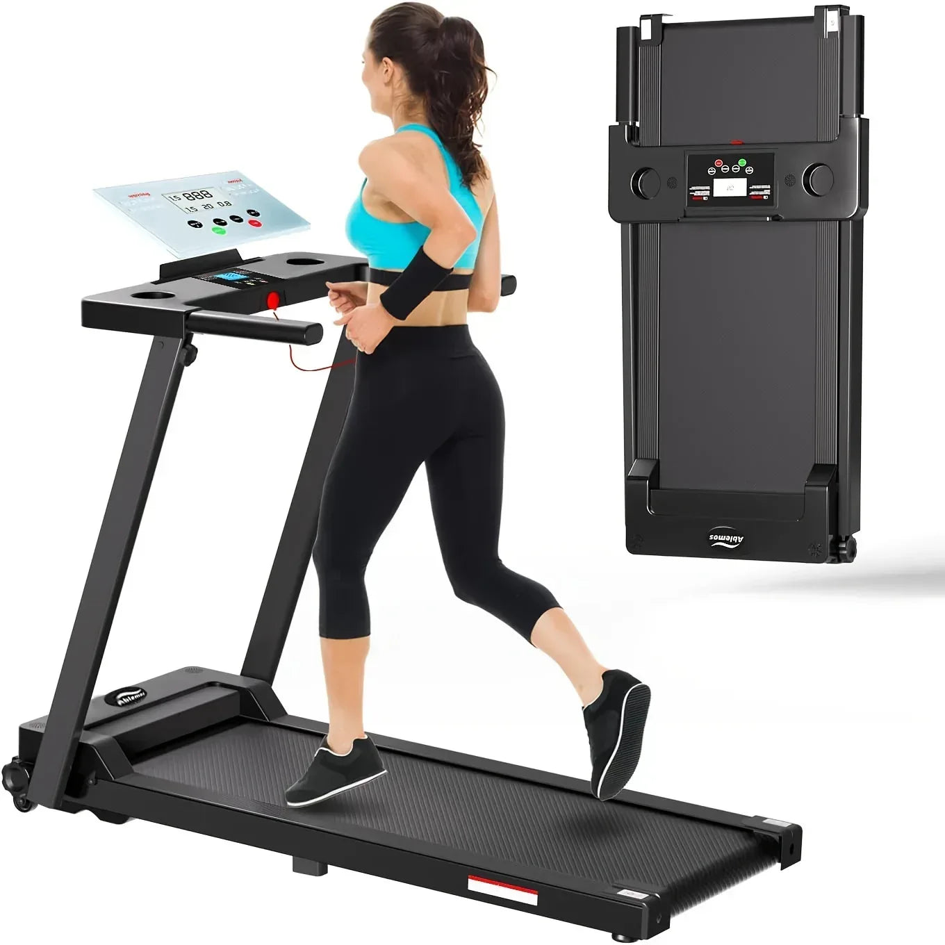 Best foldable incline treadmill 2026 SmartVoro InclineVision Pro with 6° incline and tablet holder for home cardio
