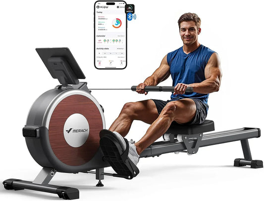 Foldable Magnetic Rowing Machine for Sale – Best Row Machines for Home Gym with LCD Screen