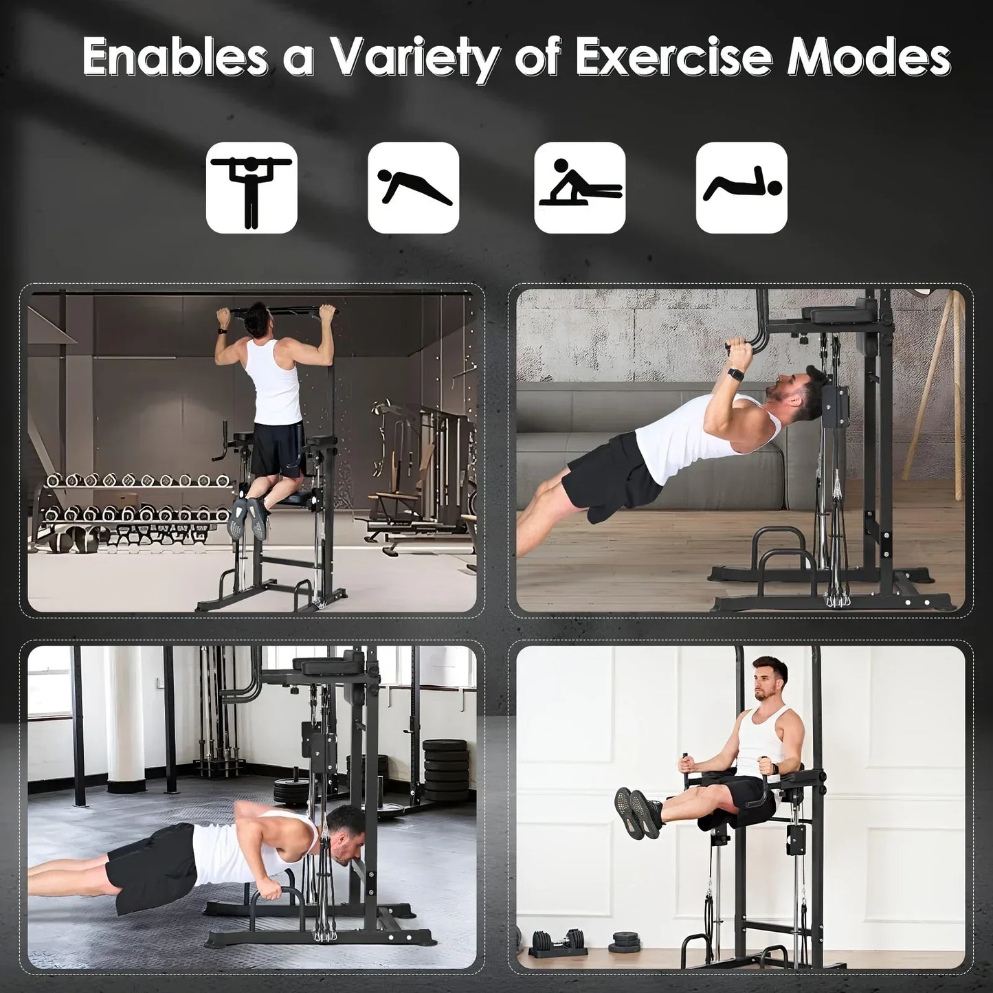 Foldable Power Rack by SmartVoro – Space-Saving Half Power Rack for Apartment & Garage Gym