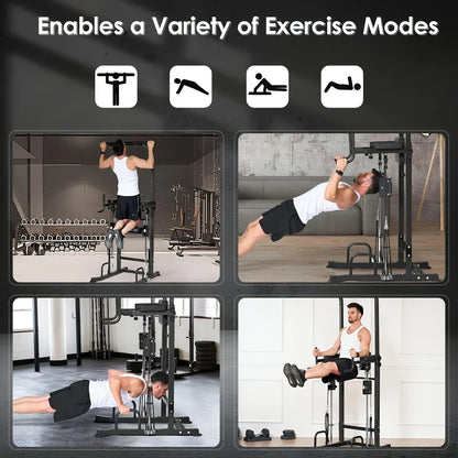 Foldable Power Rack by SmartVoro – Space-Saving Half Power Rack for Apartment & Garage Gym