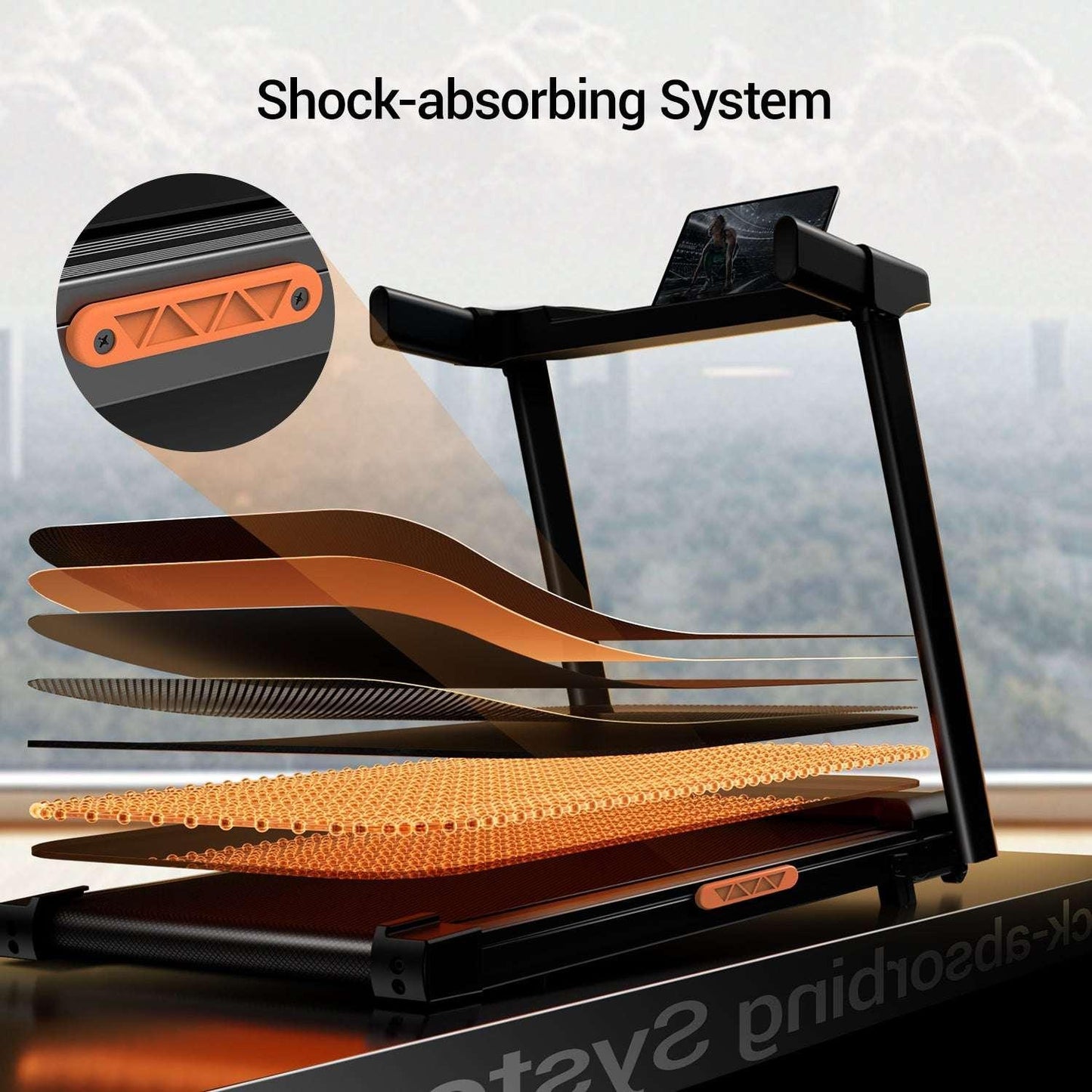 Multi-task under desk treadmill SmartVoro DeskFit 2026 – quiet walking pad with app tracking and joint protection