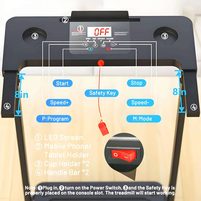 SmartVoro SpeedFold X2 high-speed foldable walking pad 2026 with 10 MPH and cushioned belt for fast workouts