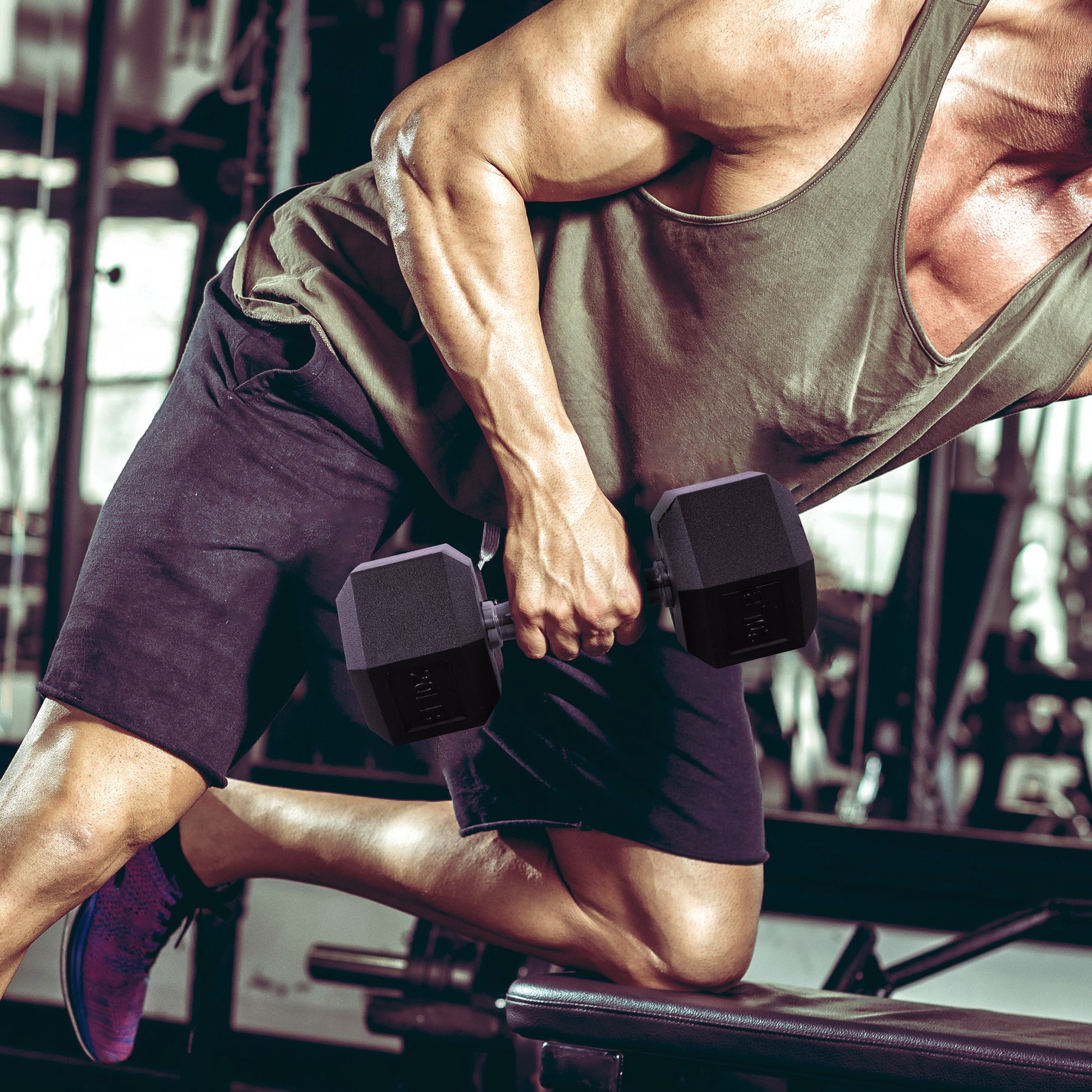 SmartVoro 15lb hex dumbbell weight stamp close-up — precision cast 15 pound dumbbell
