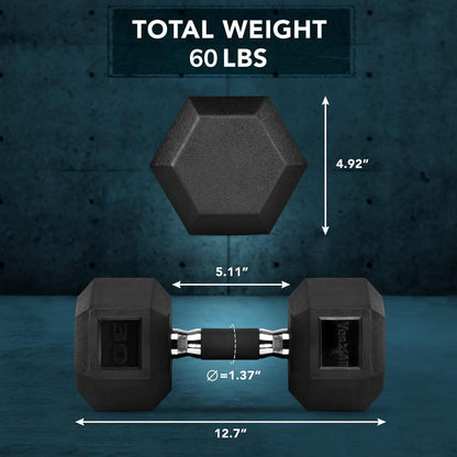 SmartVoro 30lb rubber dumbbell weight stamp detail — precision cast heavy dumbbell wei