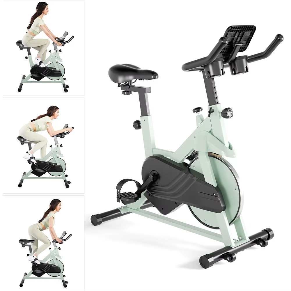 SmartVoro CycleX Pro™ quiet belt driven exercise bike under 25dB silent timing belt for home bedroom cardio workout