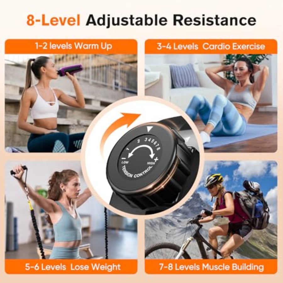 SmartVoro ReclineX DualFit recumbent exercise bike with arm exerciser Bluetooth Zwift Kinomap wood-grain flywheel breathable mesh backrest tablet holder