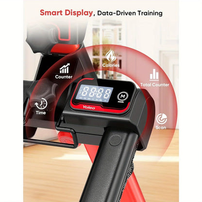 SmartVoro stair stepper in upright position – best at home stair stepper for cardio workout and daily calorie burn