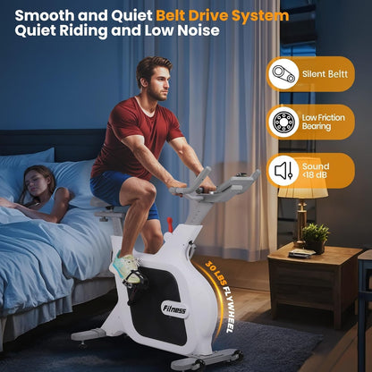 Smartvoro EliteRide smart spin bike 32-level magnetic resistance knob four zones warm up body shaping fat burning muscle strengthening
