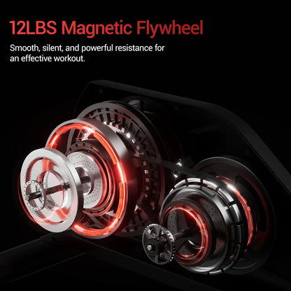 Woman using SmartVoro Pro elliptical exercise machine for home workout – best elliptical machine for weight loss and cardio