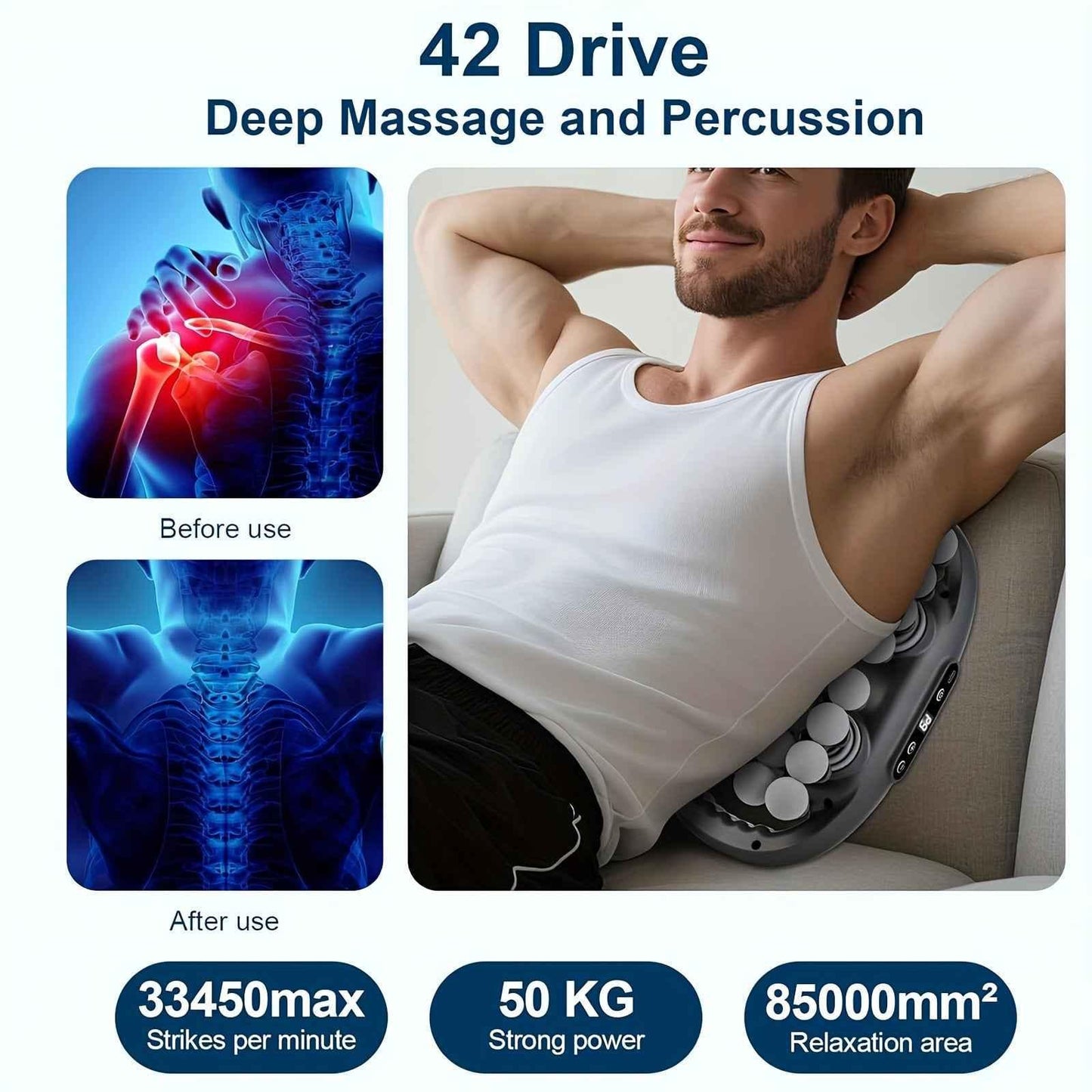 SmartVoro ThermaPulse X42™ Deep Back Massager