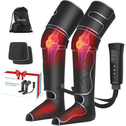 air compression leg massager with heat