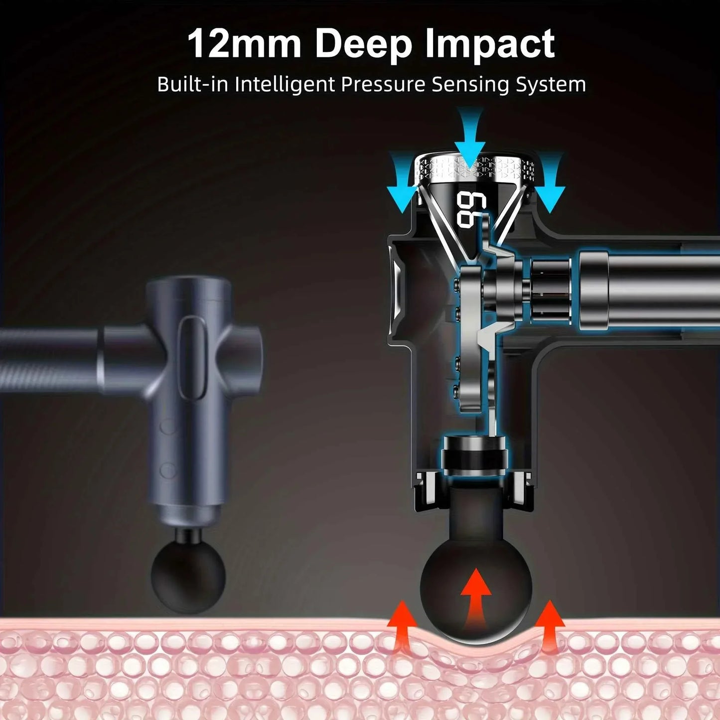 SmartVoro ImpactPro X12™ Deep Tissue Massage Gun
