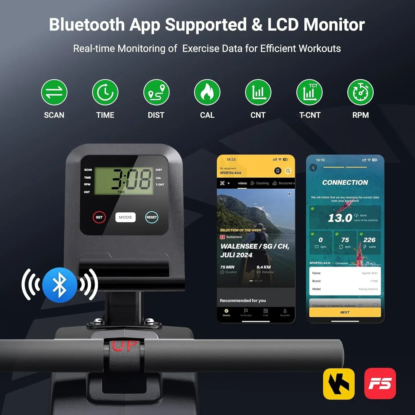 SmartVoro Foldable Magnetic Rowing Machine for Sale 2026 – Best Home Gym Rower with LCD Screen"