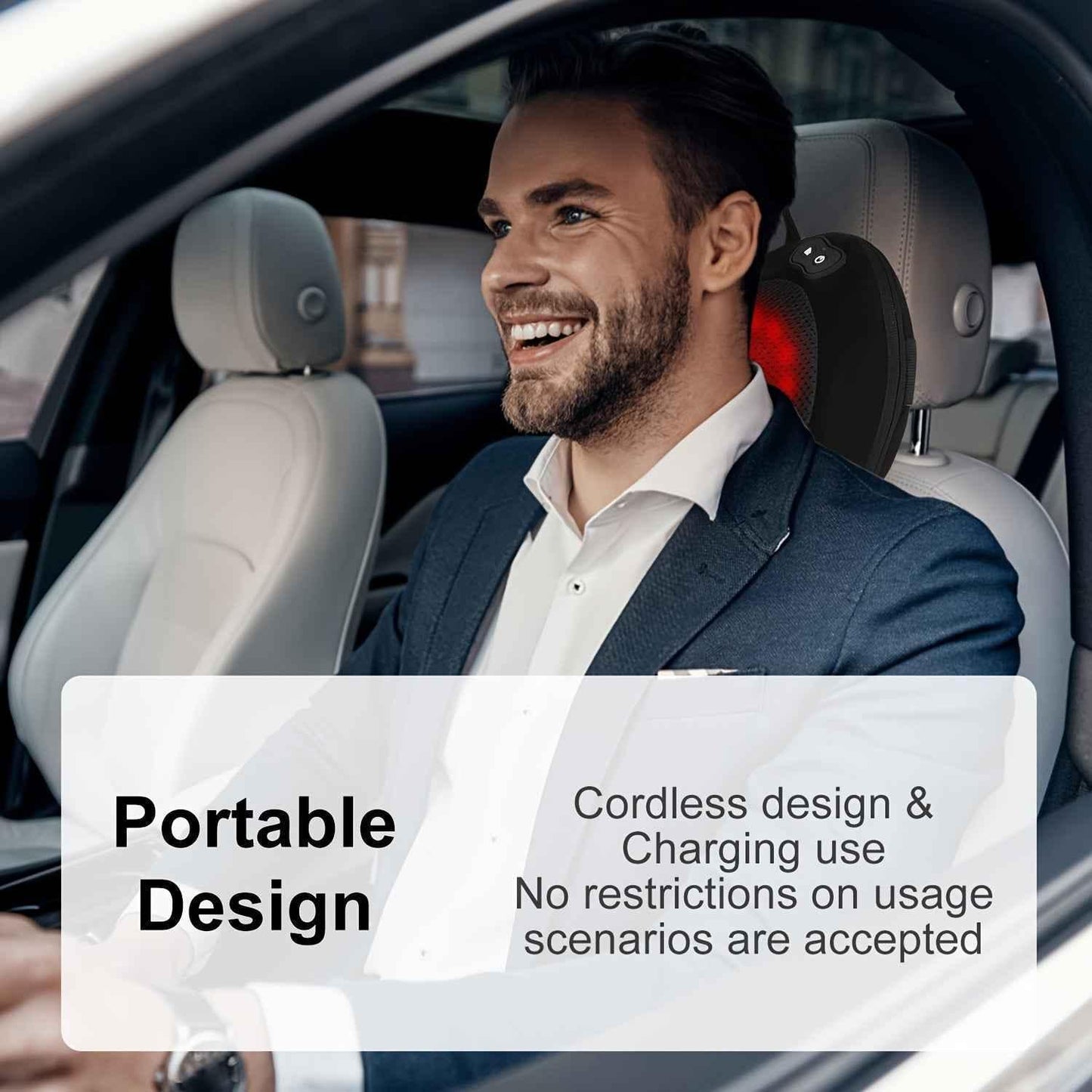 SmartVoro™ 3D Shiatsu Back & Neck Massager with Heat