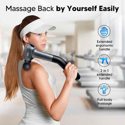 SmartVoro FlexReach Pro™ Extension Handle Massage Gun