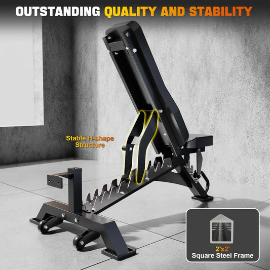 adjustable weight bench for home gym
