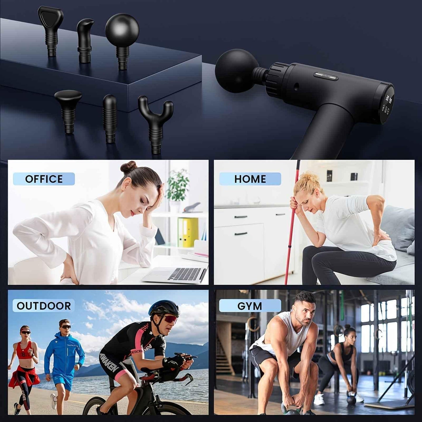 SmartVoro PowerCore X30™ Deep Tissue Massage Gun