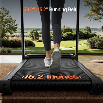 Foldable knee-friendly treadmill SmartVoro KneeGuard 2026 – walking pad with advanced shock absorption system