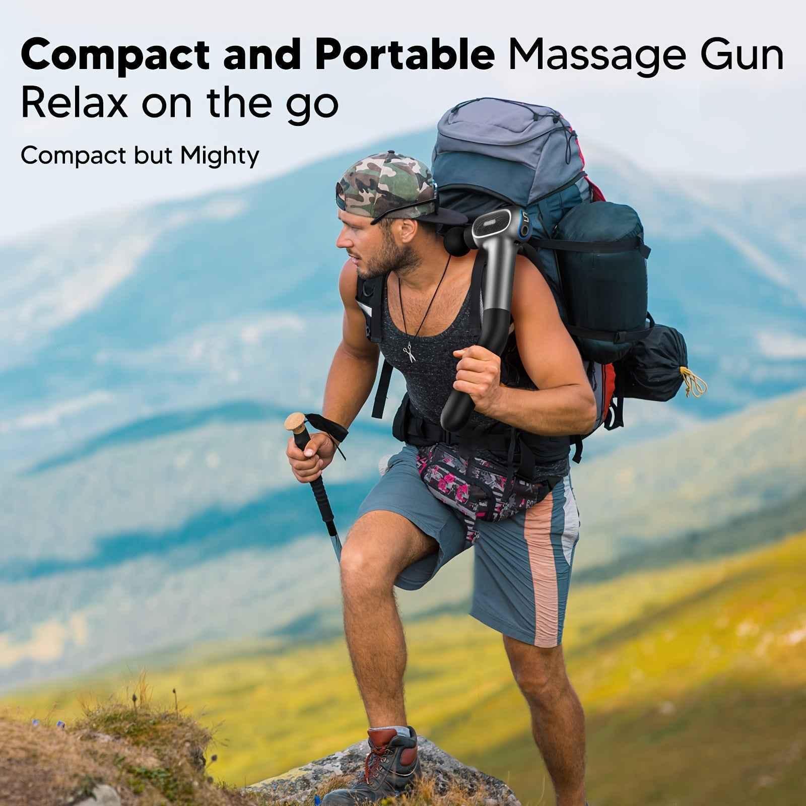 SmartVoro FlexReach Pro™ Extension Handle Massage Gun