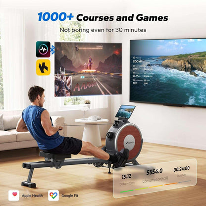 Foldable Magnetic Rowing Machine for Sale – Best Row Machines for Home Gym with LCD Screen