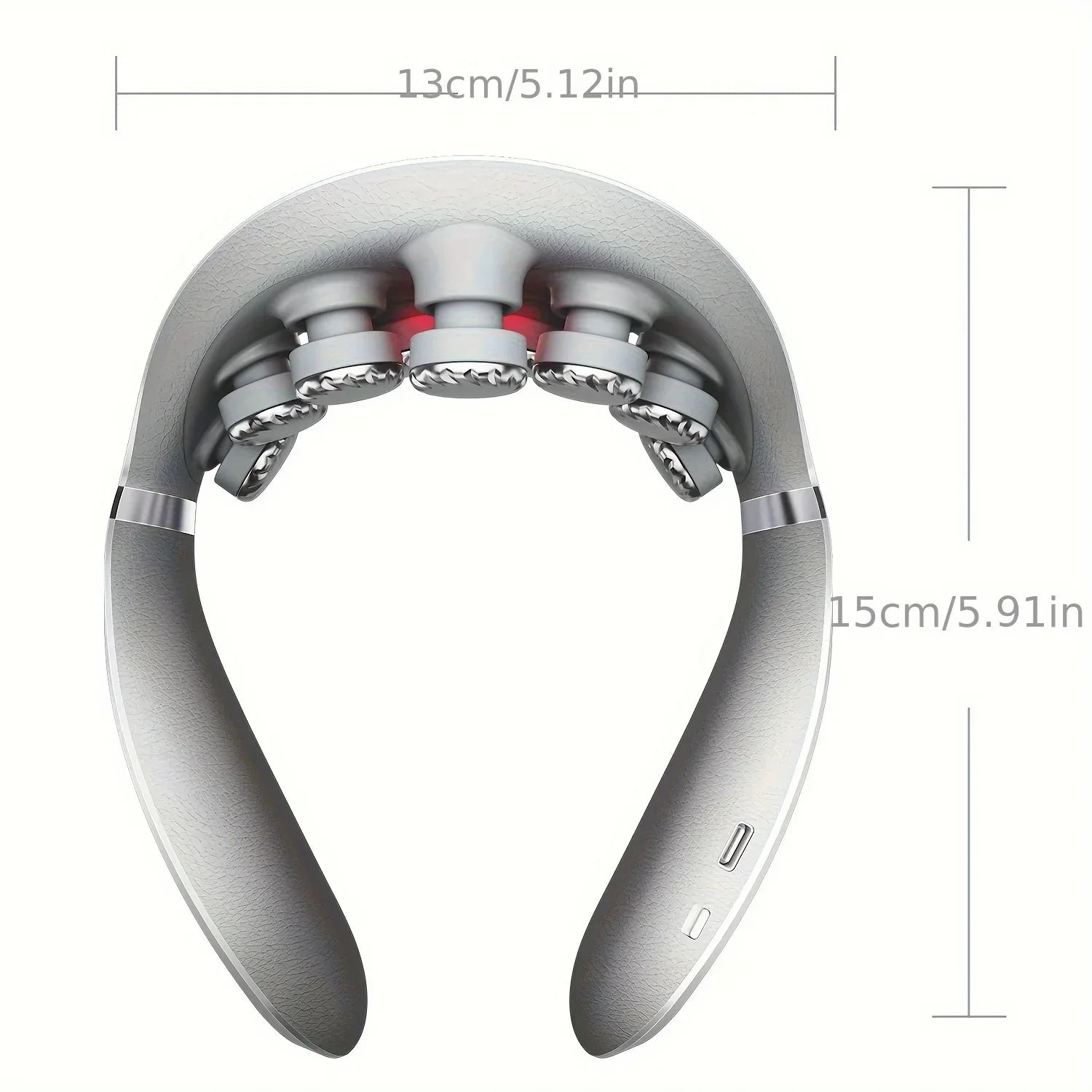 9D smart pulse neck massager with Type C charging neck massager