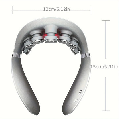 9D smart pulse neck massager with Type C charging neck massager