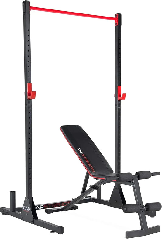 heavy duty power rack with pulley system and attachments for full body workouts